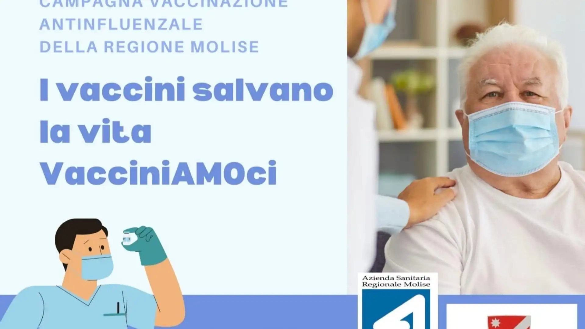 Molise: parte la campagna di vaccinazione antinfluenzale 2022-23. Tutti i dettagli comunicati da Asrem.